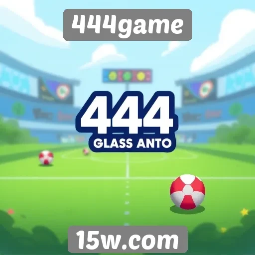 Interface do usuário do 444game em foco